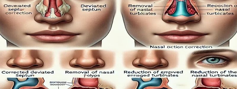 رینوپلاستی و رفع انسدادهای بینی