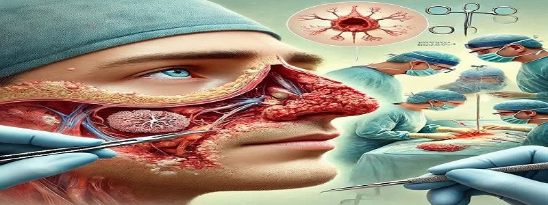 Nose regeneration after severe infections